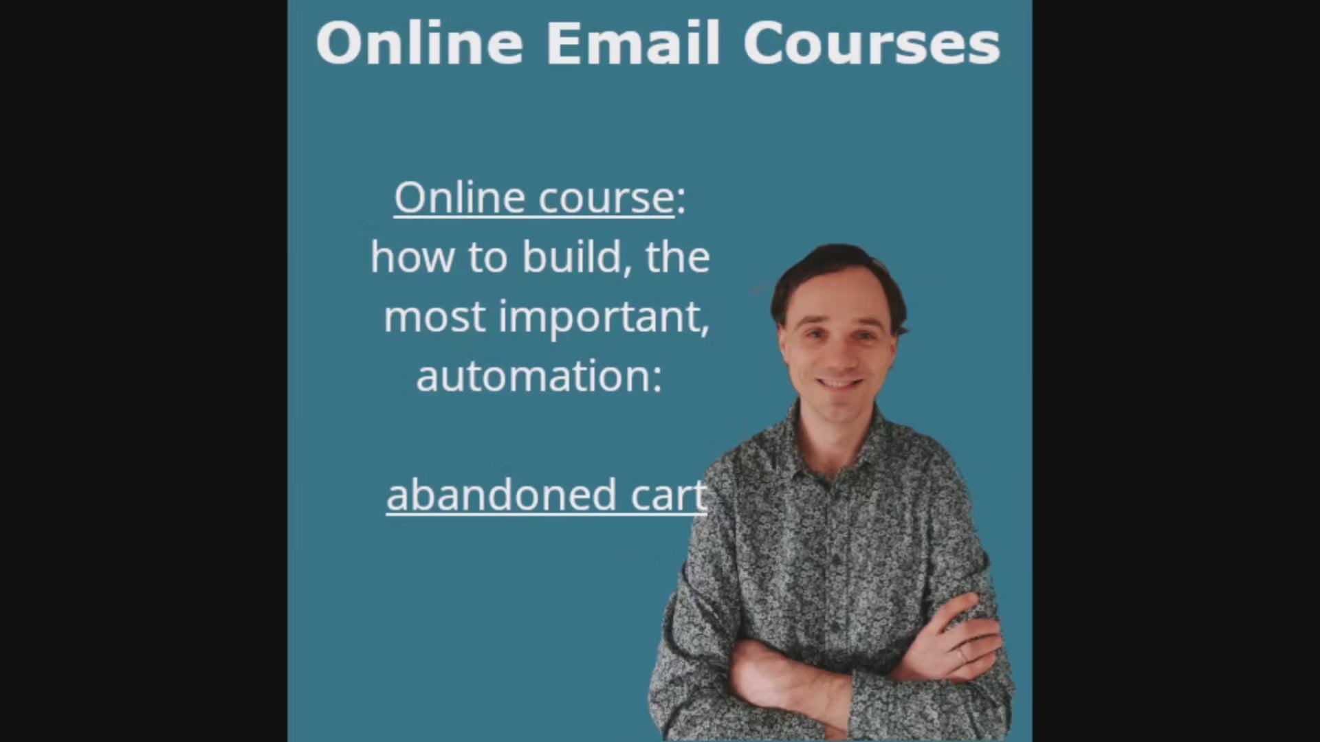 Abandoned cart automation MailChimp - MailChimp training - MailChimp expert 